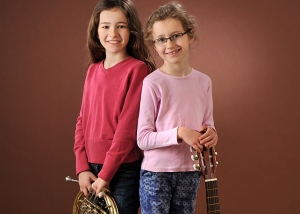 Kinder mit Instrumenten