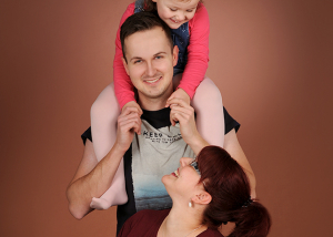 Schwangerschafts-Portrait mit Familie 